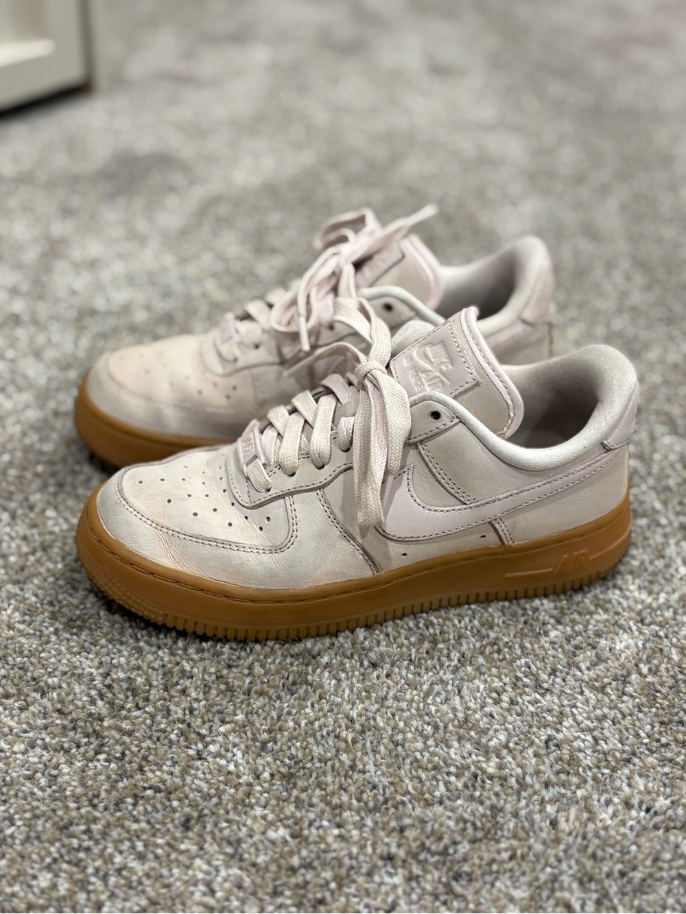 Nike Air Force 1 Women's Low-Top Sneakers in Light Pink